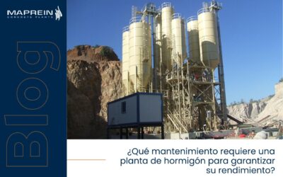 ¿Qué mantenimiento requiere una planta de hormigón para garantizar su rendimiento?